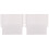 20 Pcs 89mm White PVC Vertical Blind Bottom Weights 2
