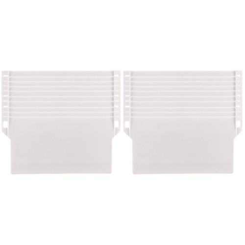 20 Pcs 89mm White PVC Vertical Blind Bottom Weights 1