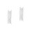 2Pcs Multi-Grid Underwear Storage Box White Nylon Socks Bra Organizer 4