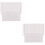 20 Pcs 89mm White PVC Vertical Blind Bottom Weights 6