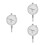 3Pcs Aluminum Dial Indicator Gauge Reliable Accurate Reading Tool 9