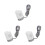 3Pcs Digital Thermostat For Home Heating And Cooling Systems 4