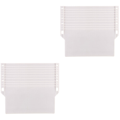 20 Pcs 89mm White PVC Vertical Blind Bottom Weights 2