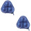 2Pcs Table Tennis Ball Storage Case Blue Eva Practical Organizing Bag 8