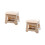 2Pièces Portable Beige En PP Peu Encombrant 4