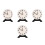 4Pcs Plastic Simulation Kids Clock Learning Teaching Aid 9
