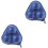 2Pcs Table Tennis Ball Storage Case Blue Eva Practical Organizing Bag 5