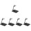 15Pcs Wear-Resistant ABS Adjustable Doll Stand Display Shelf 7