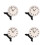 4Pcs Plastic Simulation Kids Clock Learning Teaching Aid 8