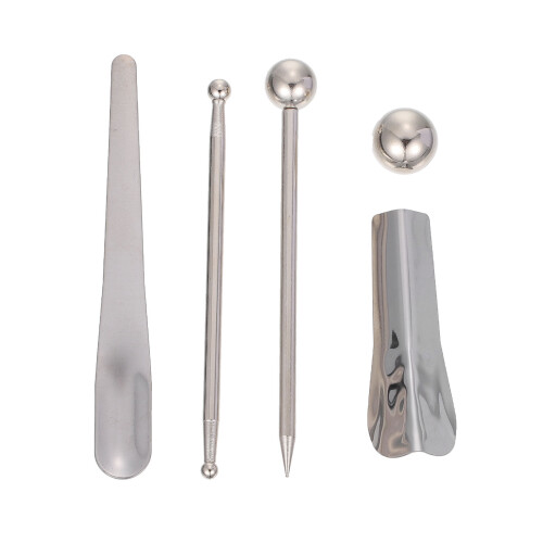 2 Sets Pcs Floor Caulking Squeegee Alloy Spherical 1