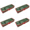 4Pcs Green Wrapping Paper Storage Organizer Under Bed Gift Storage Bag 5