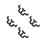 4Pcs Adjustable Black Garden Spray Misting Nozzles ABS Copper Material 4