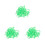 300Pcs Light Green Chicken Identification Bands Plastic Leg Rings Set 4