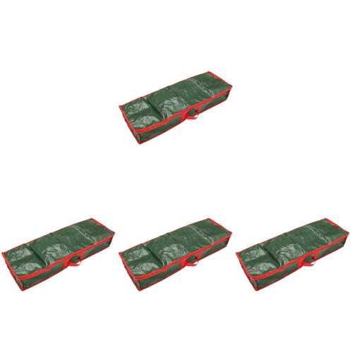 4Pcs Green Wrapping Paper Storage Organizer Under Bed Gift Storage Bag 1