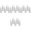40Pcs Dual-Sided Nail Buffer Files Grey Manicure Tools for Home 6