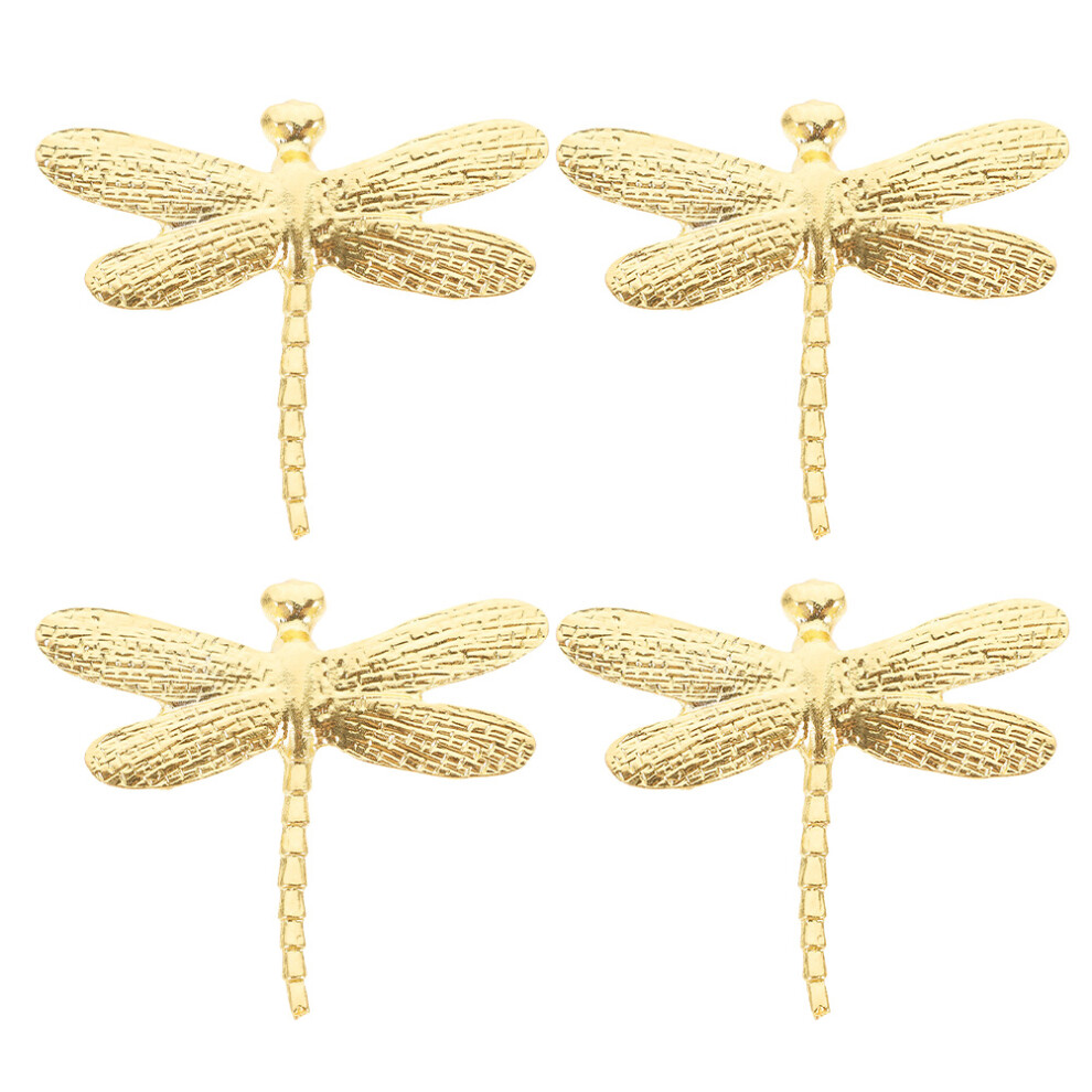 20Pcs Vintage Golden Dragonfly Cabinet Knobs Zinc Alloy Drawer Pulls 3631600043615