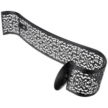 4Pcs Unique Black Iron Candlestick Home Wall Hanging Decoration
