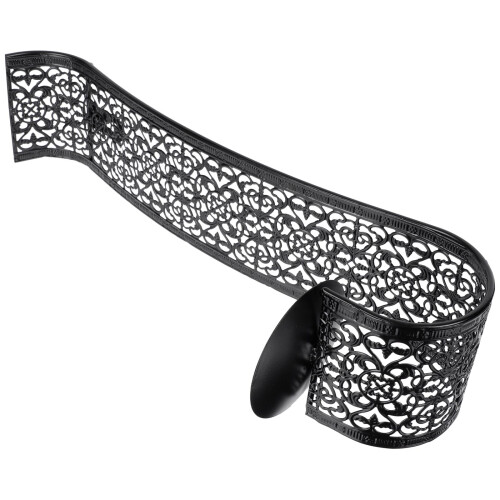 4Pcs Unique Black Iron Candlestick Home Wall Hanging Decoration