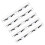 200 Pcs Eyebrow Makeup Stencils Shaping Ruler 3