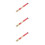 6Pcs Red Wooden Bamboo Drum Sticks Lightweight Comfortable Percussion 7