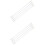 8Pcs White Blind Wands with Hook Window Blind Replacement Rods 5