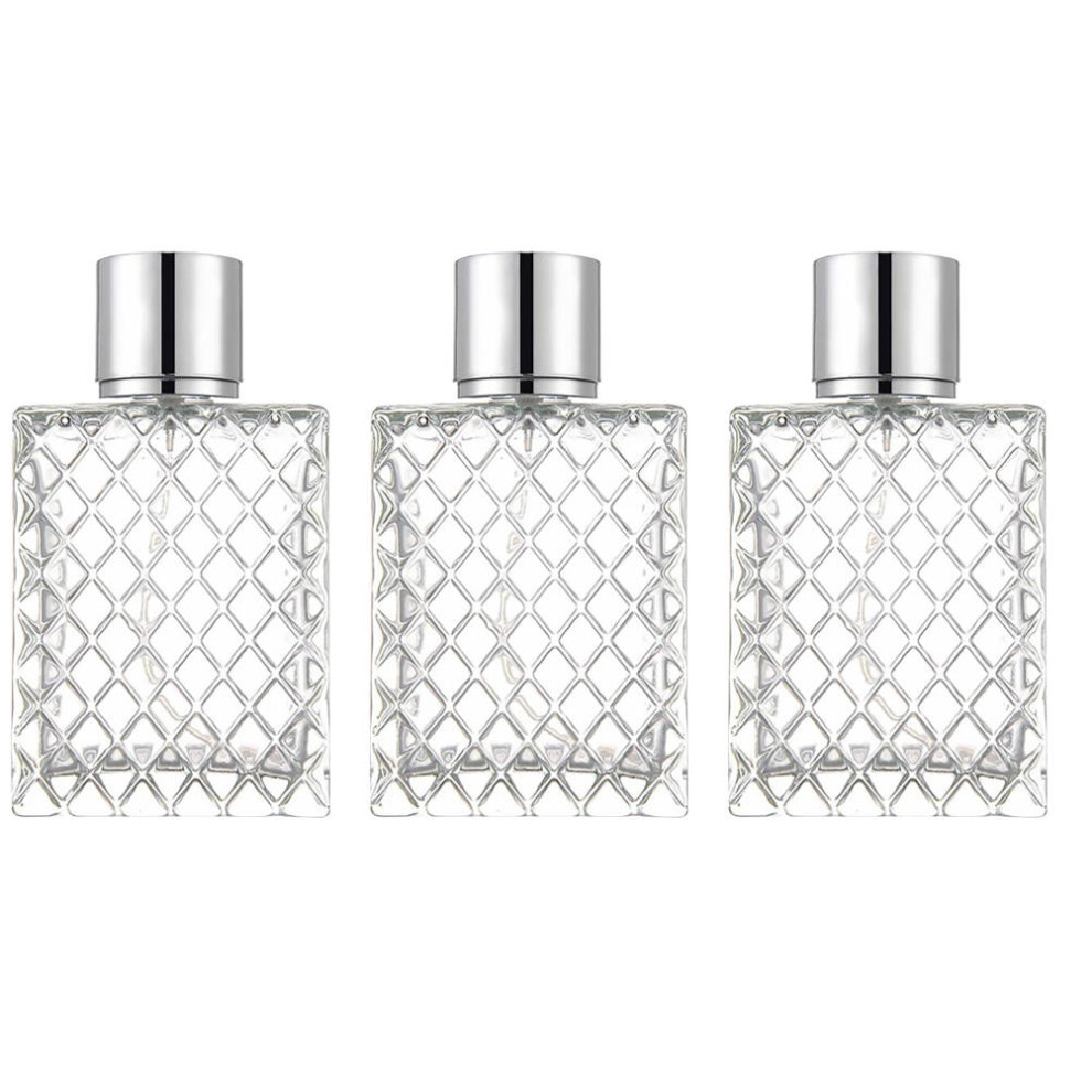 Villcase White 6Pcs Glass Bottles With Caps For Perfume And Essential Oils