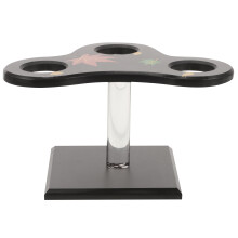 4Pcs Black Acrylic Cone Holder Display for Ice Cream
