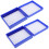 6pcs Microscope Slide Holder Multi Slots Abs Material Slide Storage Box Container For Microscope Specimens Random Color 2