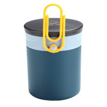 3Pcs Insulated Blue Mini Soup Cup Leakproof Stainless Steel Mug