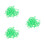 300Pcs Light Green Chicken Identification Bands Plastic Leg Rings Set 7