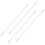 8Pcs White Blind Wands with Hook Window Blind Replacement Rods 9