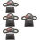 4Pcs Black Acrylic Cone Holder Display for Ice Cream 7