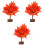 3Pcs Simulation Maple Tree Model Fake Plants Table Decoration 5