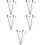 10Pairs Assorted Color Performance Drumsticks Home Use Maple Wood 9