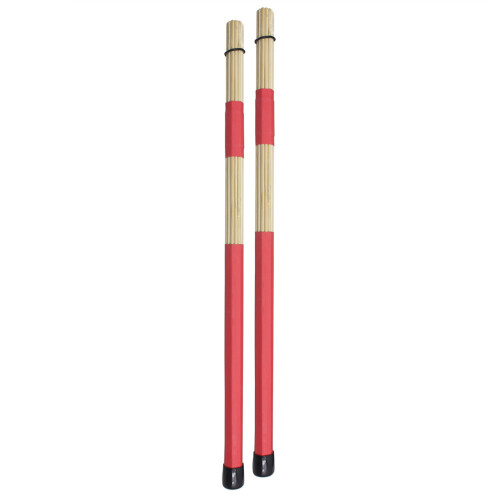 6Pcs Red Wooden Bamboo Drum Sticks Lightweight Comfortable Percussion 2