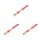 6Pcs Red Wooden Bamboo Drum Sticks Lightweight Comfortable Percussion 8