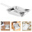 4Pcs Mini Stainless Steel Dustpan with Extended Handle for Office Use 11