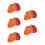 10Pcs Reusable Ceramic Fruit Bowls Mini Appetizer Plates for Home Use 8
