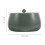 Light Green Portable Ceramic Ashtray with Lid Windproof Indoor Use 3