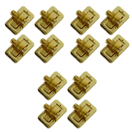 12Pcs Golden Handbag Hardware Lock Elegant Bag Accessories Replacement 2