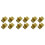 12Pcs Golden Handbag Hardware Lock Elegant Bag Accessories Replacement 4