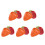 10Pcs Reusable Ceramic Fruit Bowls Mini Appetizer Plates for Home Use 6
