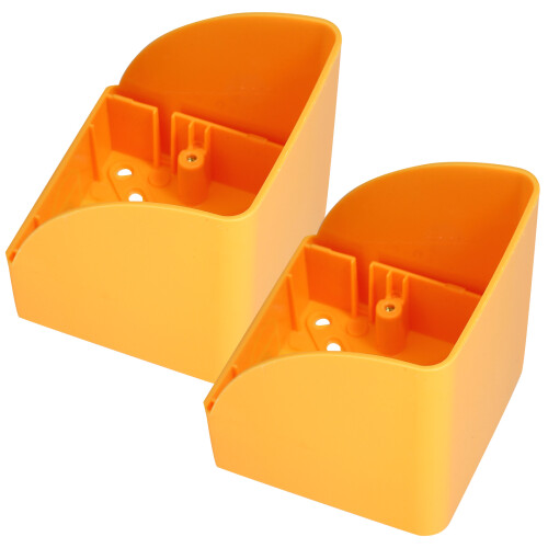 10Pcs Weatherproof Yellow Plastic Switch Socket Cover for Outdoor Use 1