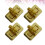12Pcs Golden Handbag Hardware Lock Elegant Bag Accessories Replacement 10