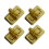 12Pcs Golden Handbag Hardware Lock Elegant Bag Accessories Replacement 1