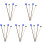 10Pairs Assorted Color Performance Drumsticks Home Use Maple Wood 4