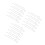 30Pcs Silver Metal Loop Turner Threader for Hand Sewing Drawstring DIY 9