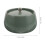 Light Green Portable Ceramic Ashtray with Lid Windproof Indoor Use 2