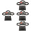 4Pcs Black Acrylic Cone Holder Display for Ice Cream 6