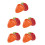 10Pcs Reusable Ceramic Fruit Bowls Mini Appetizer Plates for Home Use 7